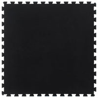 Piastrella per Pavimenti in Gomma Nera 12 mm 100x100 cmcod mxl 110777