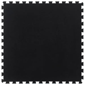 Piastrella per Pavimenti in Gomma Nera 12 mm 100x100 cmcod mxl 110777