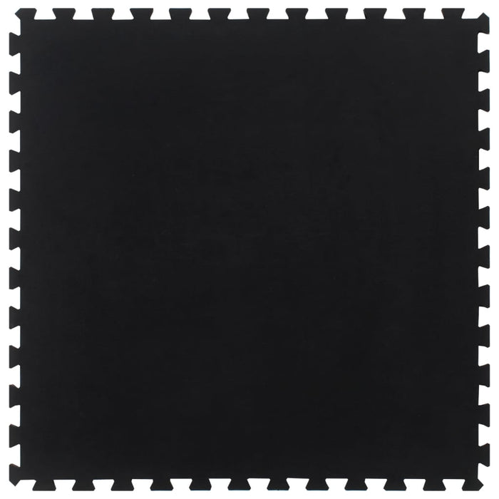 Piastrella per Pavimenti in Gomma Nera 12 mm 100x100 cmcod mxl 110777