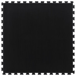 Piastrella per Pavimenti in Gomma Nera 12 mm 100x100 cmcod mxl 110777