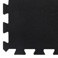 Piastrella per Pavimenti in Gomma Nera 12 mm 100x100 cm 155673