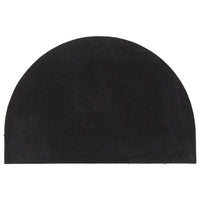 Zerbino Nero Mezzo Rotondo 60x90 cm Fibra di Cocco 155577