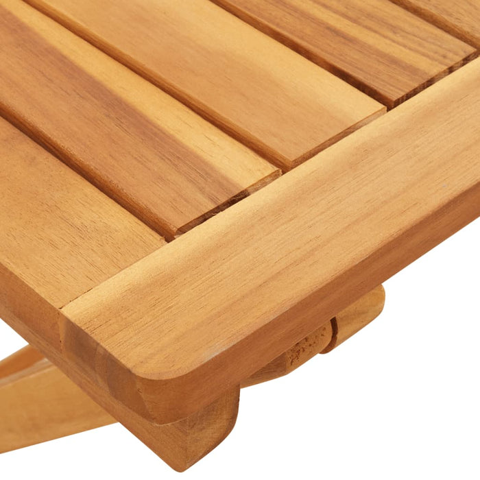 Tavolo da Giardino Pieghevole 50x50x50 cm Legno Massello Acacia 364893
