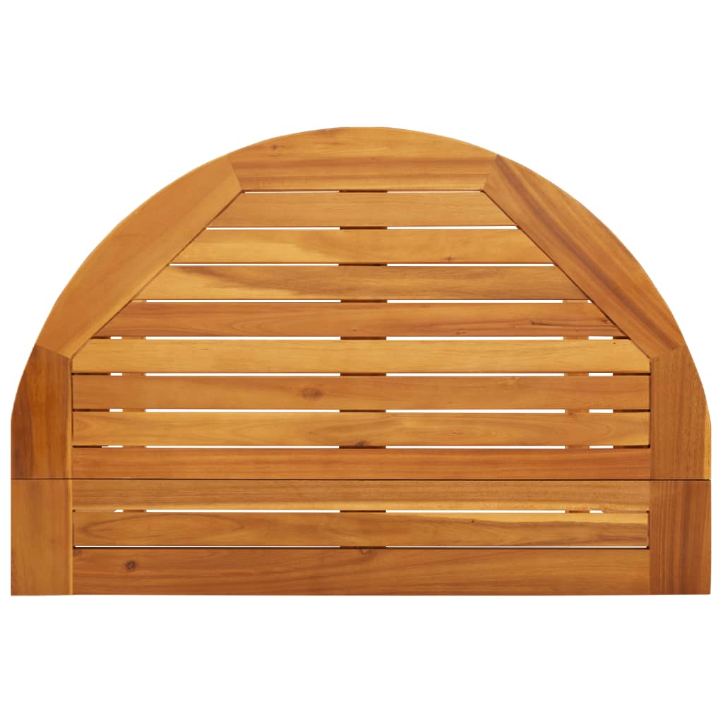 vidaXL Tavolo da Balcone Pieghevole 90x60x72 cm Legno Massello Acacia