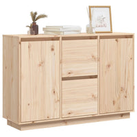 Credenza 110x34x75 cm in Legno Massello di Pinocod mxl 132576