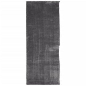 Tappeto a Pelo Corto HUARTE Morbido Lavabile Antracite 80x200cm 374996