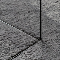 Tappeto Pelo Corto HUARTE Morbido Lavabile Antracite 120x170 cm 375000