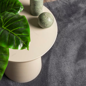 Tappeto Pelo Corto HUARTE Morbido Lavabile Antracite 140x200 cm 375001