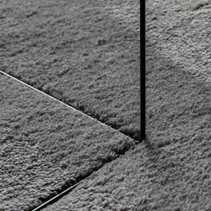 Tappeto Pelo Corto HUARTE Morbido Lavabile Antracite 200x280 cm 375005