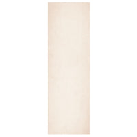 Tappeto a Pelo Corto HUARTE Morbido e Lavabile Beige 80x250 cm 375016