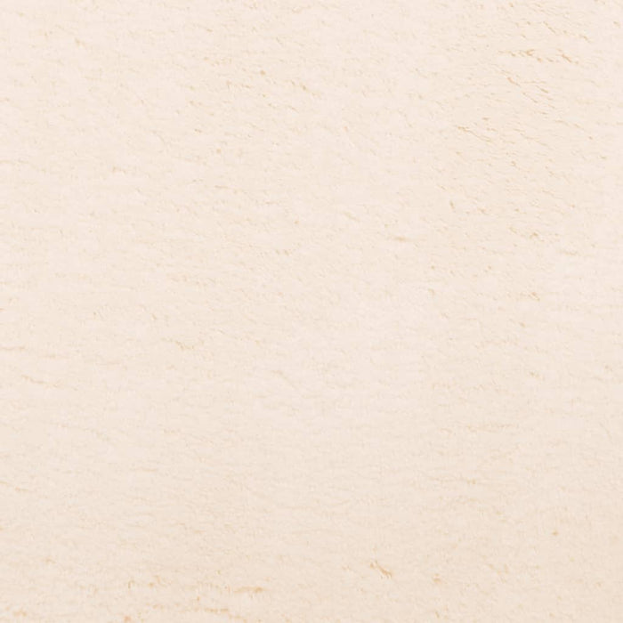 Tappeto a Pelo Corto HUARTE Morbido e Lavabile Beige 100x200 cm 375017