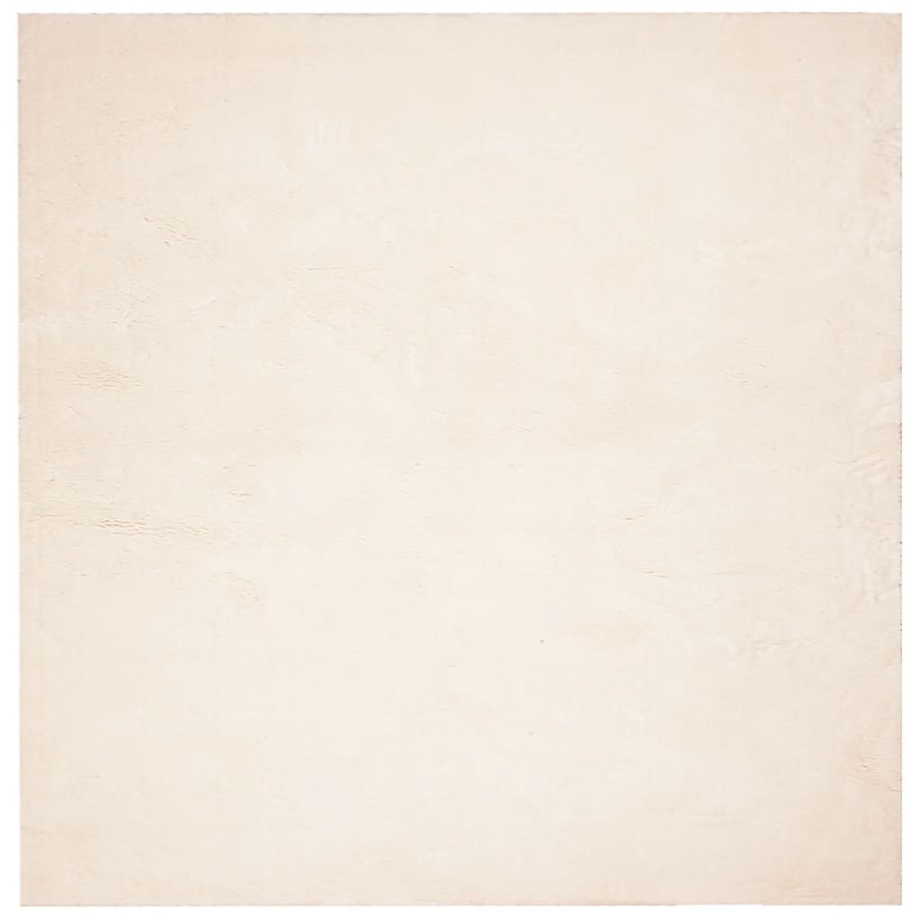 vidaXL Tappeto a Pelo Corto HUARTE Morbido e Lavabile Beige 240x240 cm
