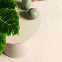 vidaXL Tappeto a Pelo Corto HUARTE Morbido e Lavabile Beige 240x240 cm