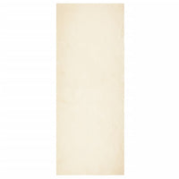 Tappeto a Pelo Corto HUARTE Morbido e Lavabile Crema 80x200 cm 375034