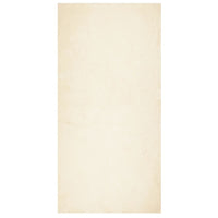 Tappeto a Pelo Corto HUARTE Morbido e Lavabile Crema 100x200 cm 375036