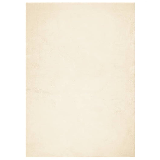 Tappeto a Pelo Corto HUARTE Morbido e Lavabile Crema 160x230 cm 375041