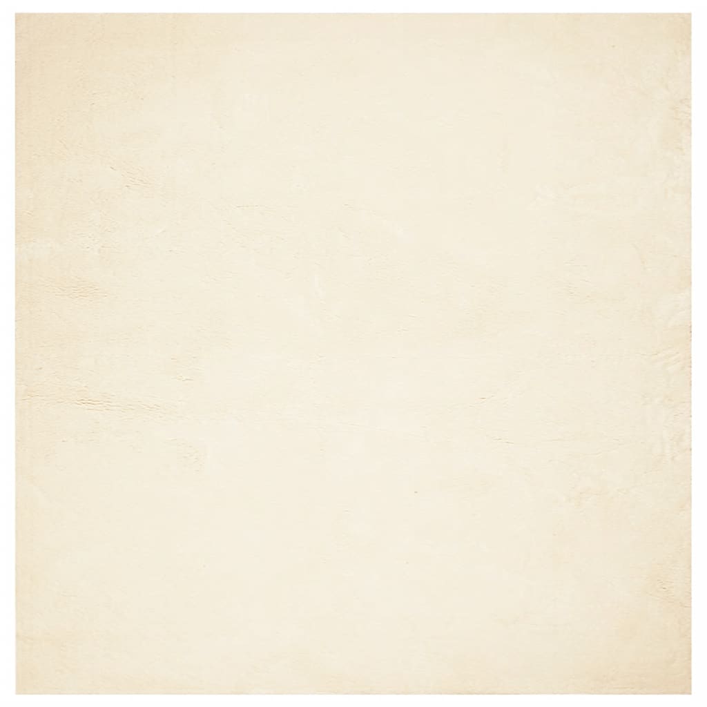 vidaXL Tappeto a Pelo Corto HUARTE Morbido e Lavabile Crema 240x240 cm