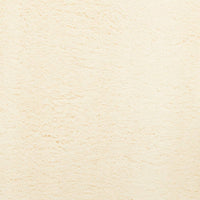 Tappeto a Pelo Corto HUARTE Morbido e Lavabile Crema Ø 80 cm 375046
