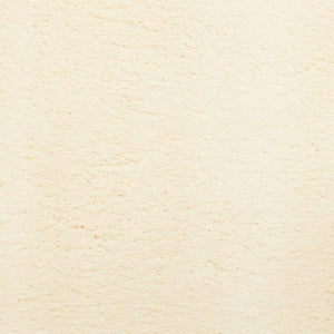 Tappeto a Pelo Corto HUARTE Morbido e Lavabile Crema Ø 80 cm