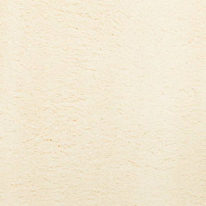 Tappeto a Pelo Corto HUARTE Morbido e Lavabile Crema Ø 160 cm 375049
