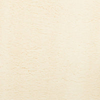 Tappeto a Pelo Corto HUARTE Morbido e Lavabile Crema Ø 200 cm 375050