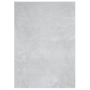 Tappeto a Pelo Corto HUARTE Morbido e Lavabile Grigio 240x340cm 375083