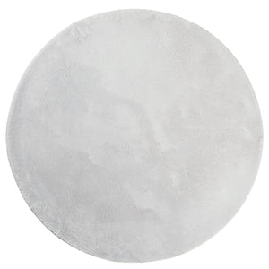 Tappeto a Pelo Corto HUARTE Morbido e Lavabile Grigio Ã˜ 160 cmcod mxl 133940