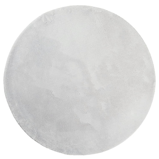 Tappeto a Pelo Corto HUARTE Morbido e Lavabile Grigio Ã˜ 160 cmcod mxl 133940