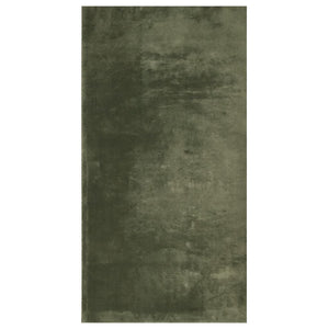 Tappeto Pelo Corto HUARTE Morbido Lavabile Verde Bosco 60x110cm 375089