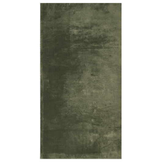 Tappeto Pelo Corto HUARTE Morbido Lavabile Verde Bosco 80x150cm 375090
