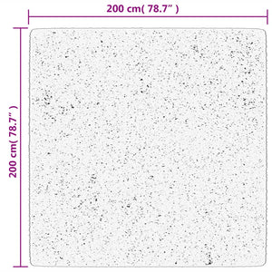 Tappeto Pelo Corto HUARTE Morbido Lavabile Verde Bosco 375099