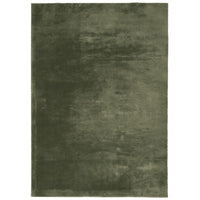 Tappeto Pelo Corto HUARTE Morbido Lavabile Verde Bosco 375100