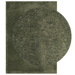 Tappeto Pelo Corto HUARTE Morbido Lavabile Verde Bosco 375102