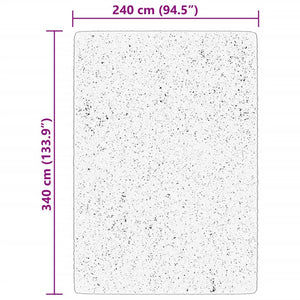 Tappeto Pelo Corto HUARTE Morbido Lavabile Verde Bosco 375102