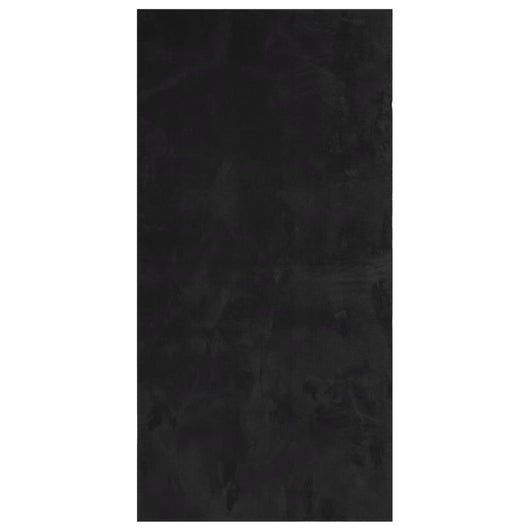 Tappeto a Pelo Corto HUARTE Morbido e Lavabile Nero 100x200cmcod mxl 85989