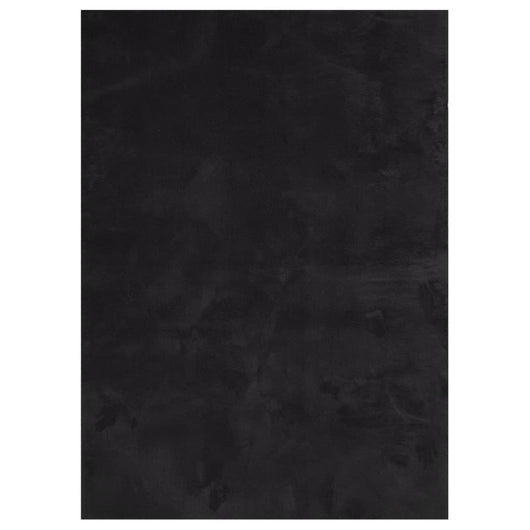 Tappeto a Pelo Corto HUARTE Morbido e Lavabile Nero 200x280cm 375119