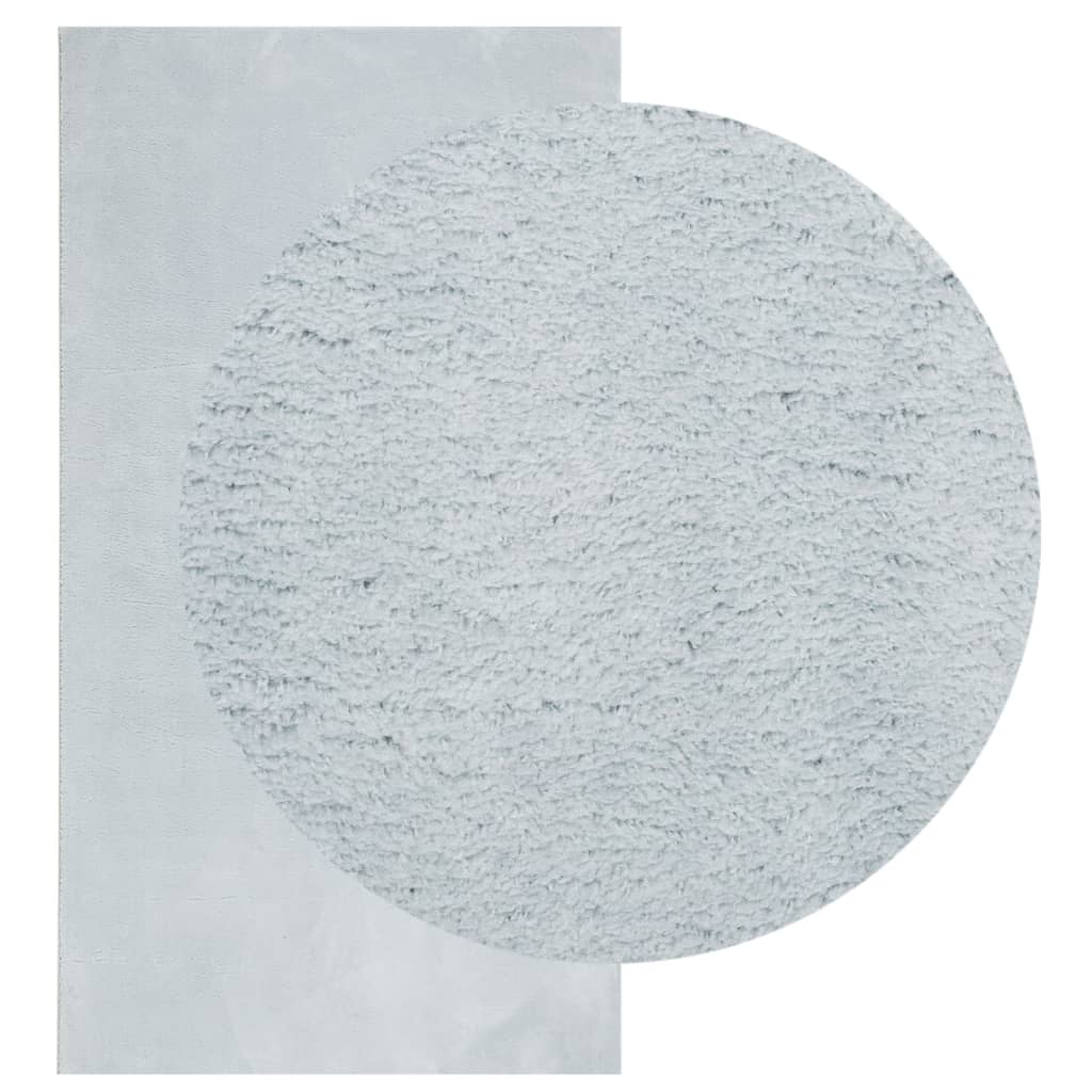 Tappeto a Pelo Corto HUARTE Morbido e Lavabile Blu 60x110 cm 375127