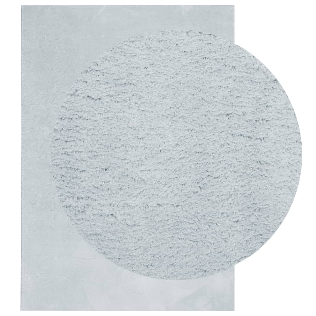 Tappeto a Pelo Corto HUARTE Morbido e Lavabile Blu 120x170 cm 375133
