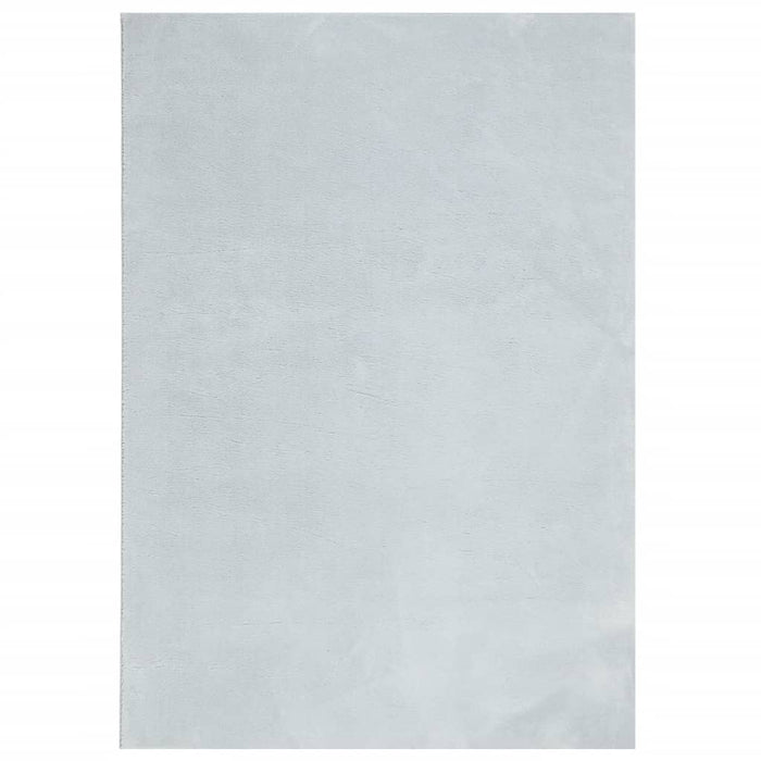 Tappeto a Pelo Corto HUARTE Morbido e Lavabile Blu 160x230 cm