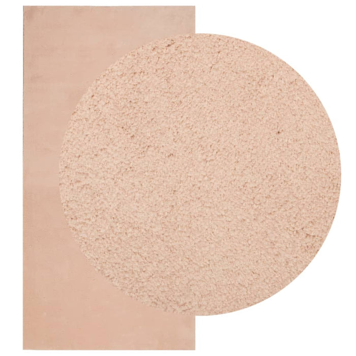 Tappeto a Pelo Corto HUARTE Morbido e Lavabile Rosato 100x200cmcod mxl 85997