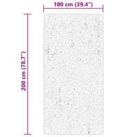 Tappeto a Pelo Corto HUARTE Morbido e Lavabile Rosato 100x200cm 375150