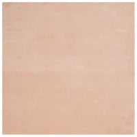 Tappeto a Pelo Corto HUARTE Morbido e Lavabile Rosato 160x160cm 375154