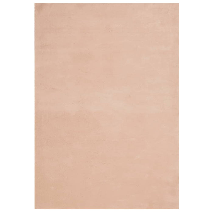 Tappeto a Pelo Corto HUARTE Morbido e Lavabile Rosato 160x230cm