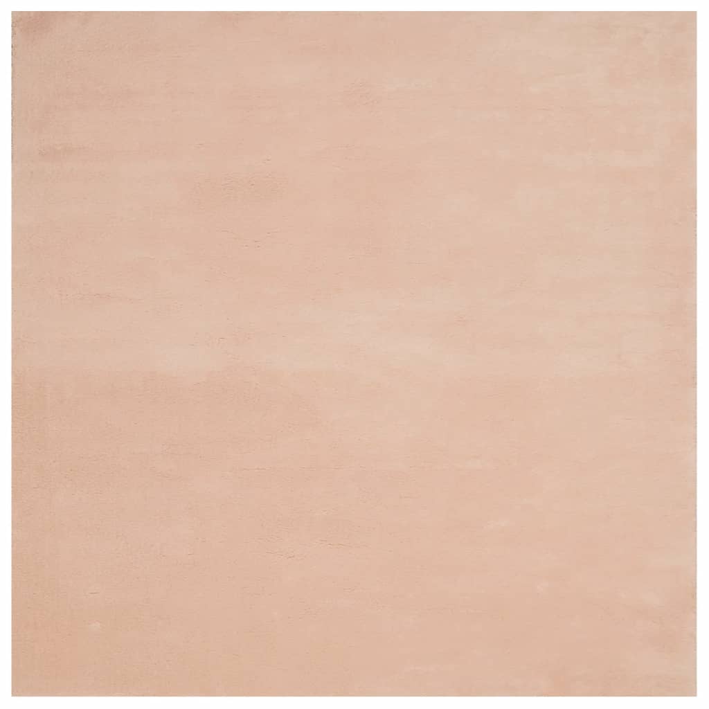 Tappeto a Pelo Corto HUARTE Morbido e Lavabile Rosato 240x240cmcod mxl 109973