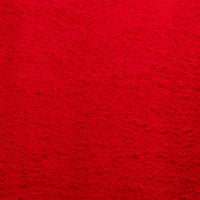 Tappeto a Pelo Corto HUARTE Morbido e Lavabile Rosso 140x200cm 375172
