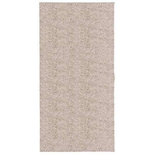 Tappeto Shaggy PAMPLONA a Pelo Lungo Moderno Beige 100x200 cm 375210