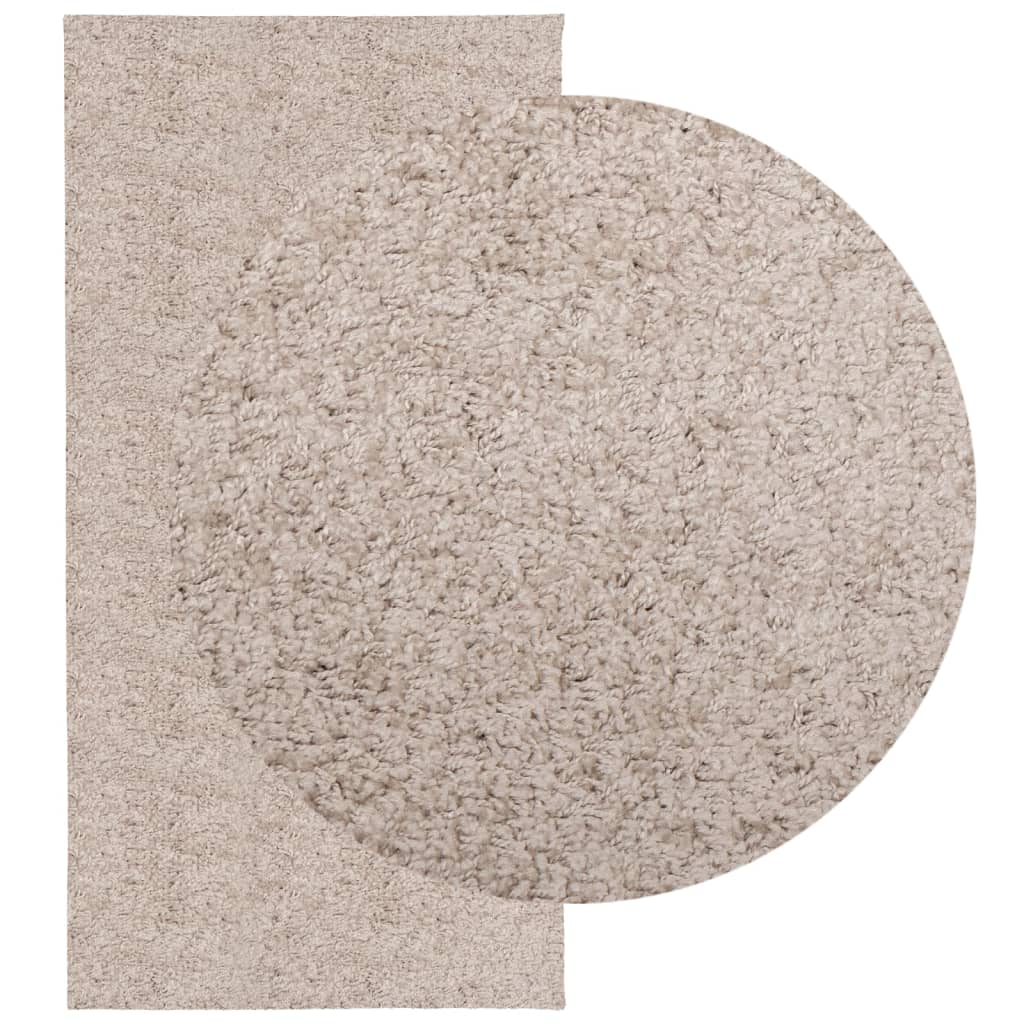 Tappeto Shaggy PAMPLONA a Pelo Lungo Moderno Beige 100x200 cm 375210