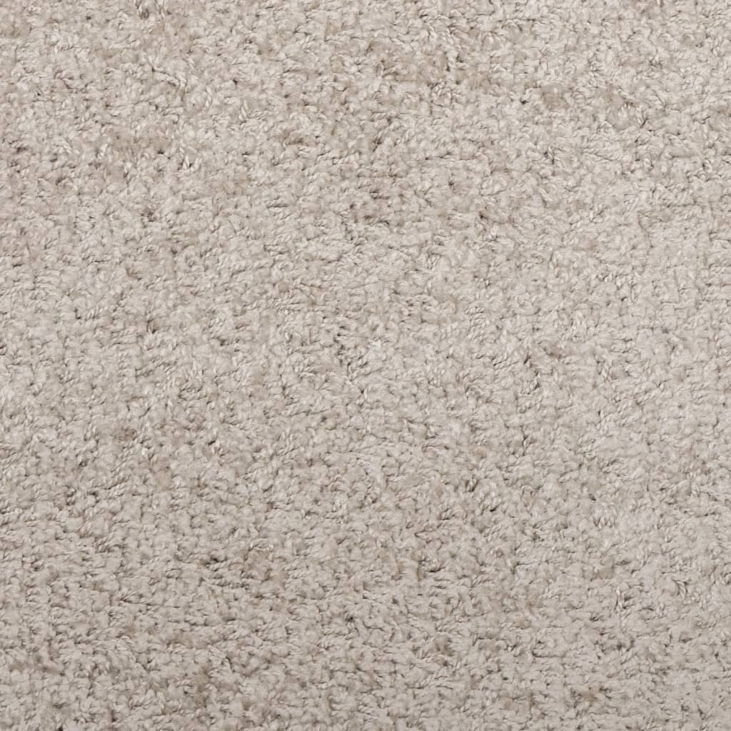 Tappeto Shaggy PAMPLONA a Pelo Lungo Moderno Beige 100x200 cm 375210