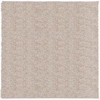Tappeto Shaggy PAMPLONA a Pelo Lungo Moderno Beige 120x120 cm 375211