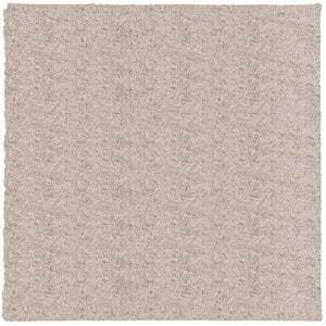 Tappeto Shaggy PAMPLONA a Pelo Lungo Moderno Beige 120x120 cm 375211